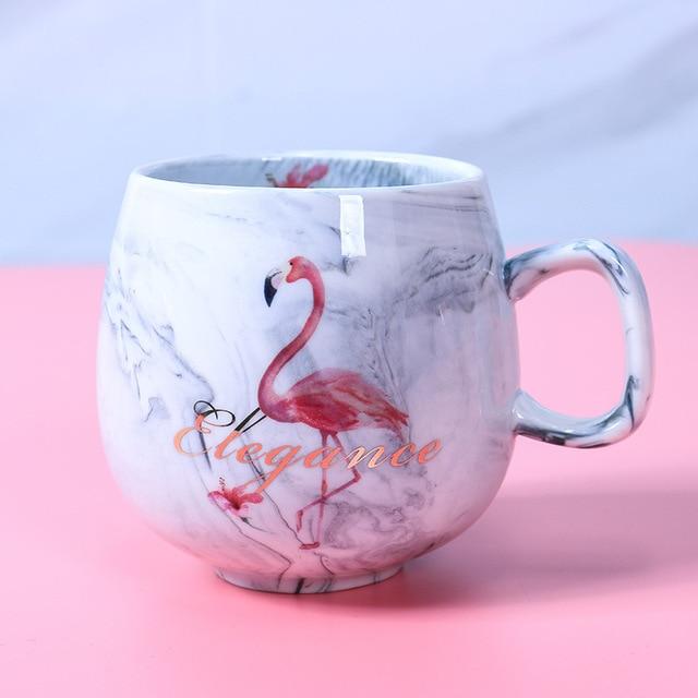 flamingo tea coffee mugs cups