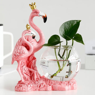 pink flamingo vase the popular flamingo