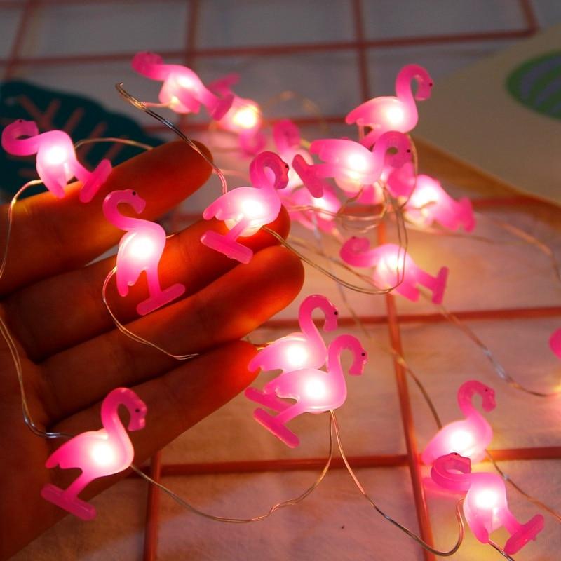 LED Flamingo String Light Decoration