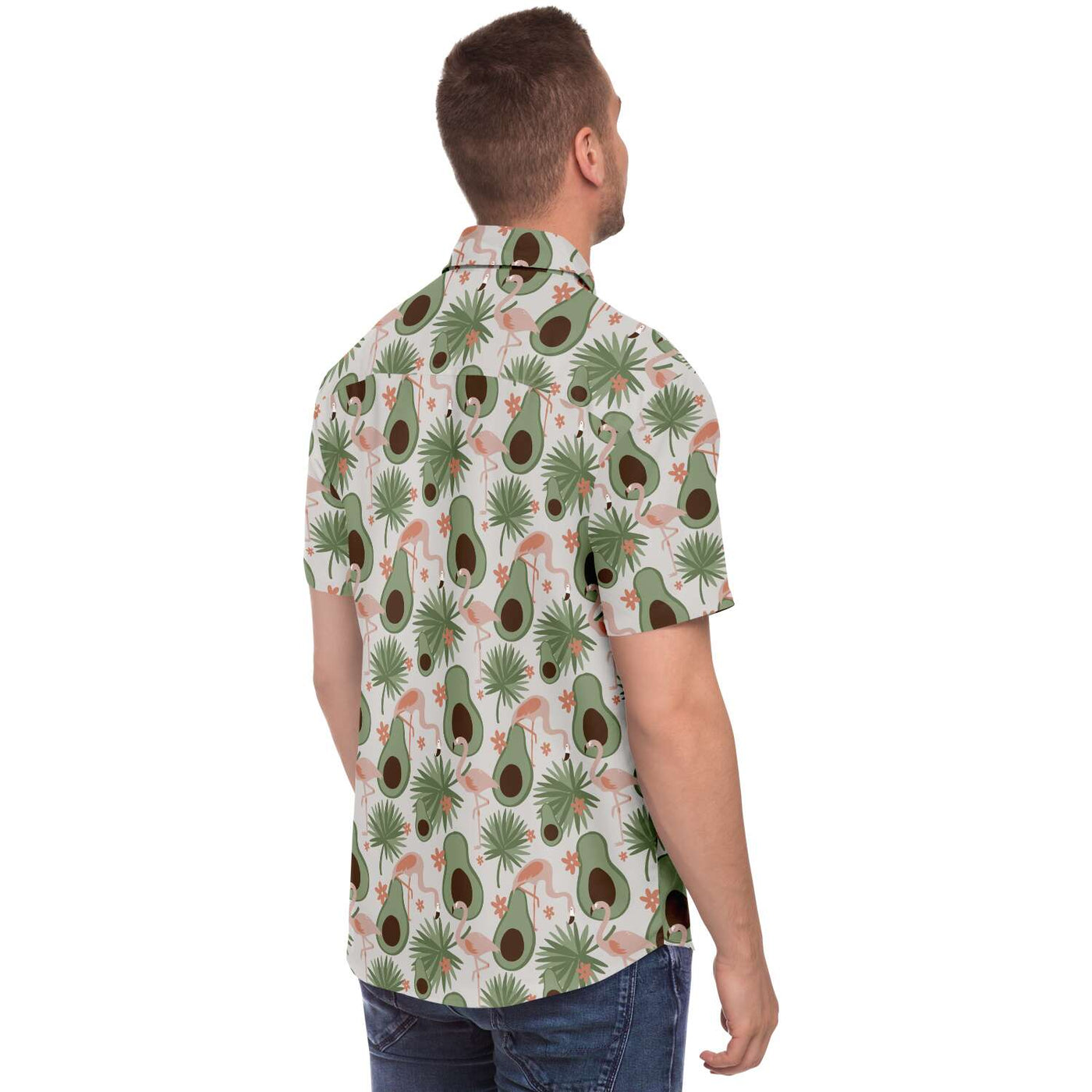 Flamingo Avocado Hawaiian Shirt Subliminator