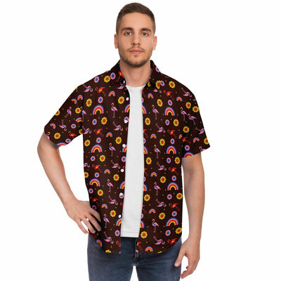Funky Flamingo Hawaiian Shirt