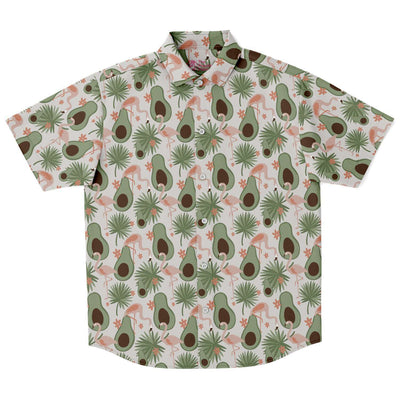 Flamingo Avocado Hawaiian Shirt Subliminator