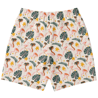 Flamingo Wild Floral Shorts Subliminator