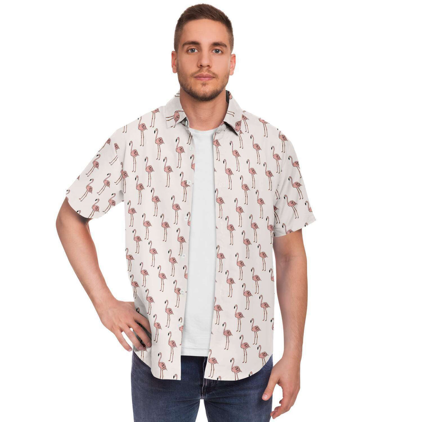 Classic Flamingo Hawaiian Shirt Subliminator