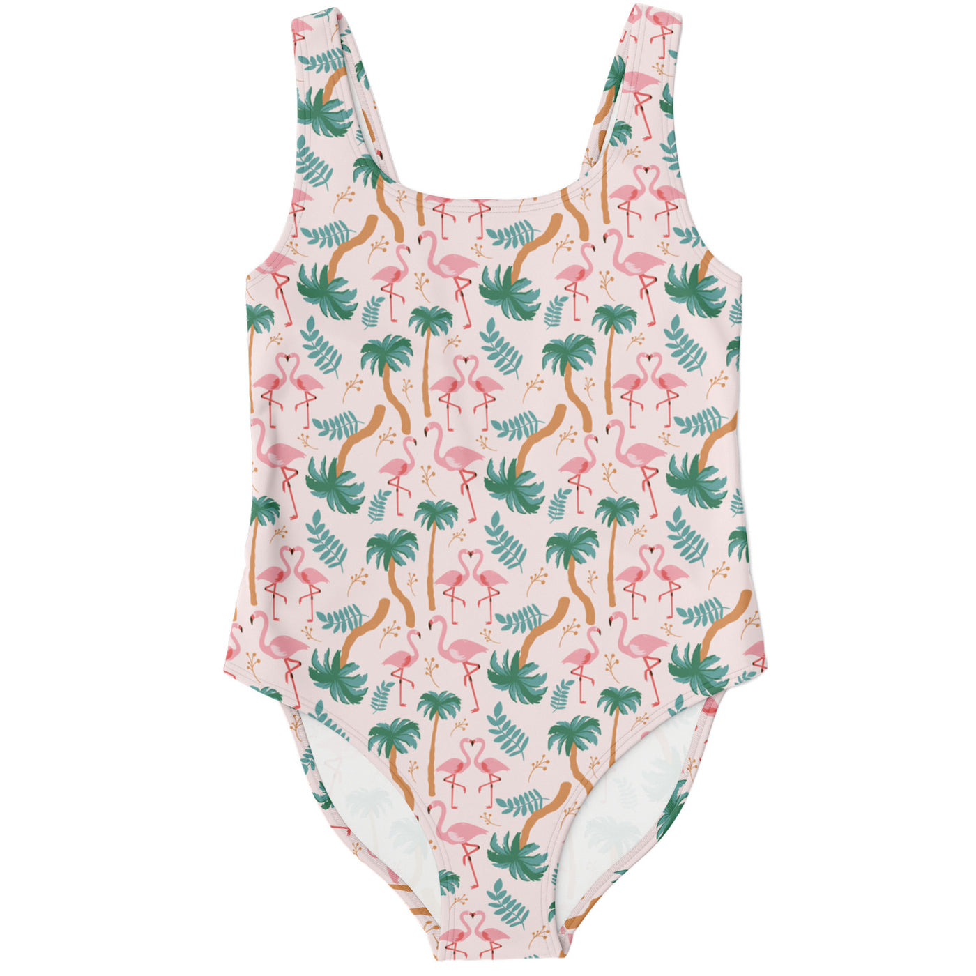 Flamingo Tropical Floral Swimsuit Subliminator