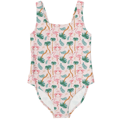 Flamingo Tropical Floral Swimsuit Subliminator