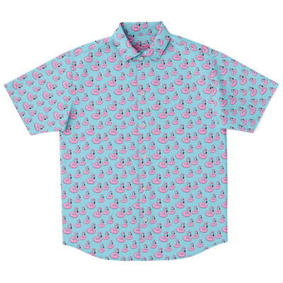 Flamingo Floatie Hawaiian Shirt Subliminator