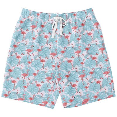 Flamingo Blue Floral Shorts Subliminator