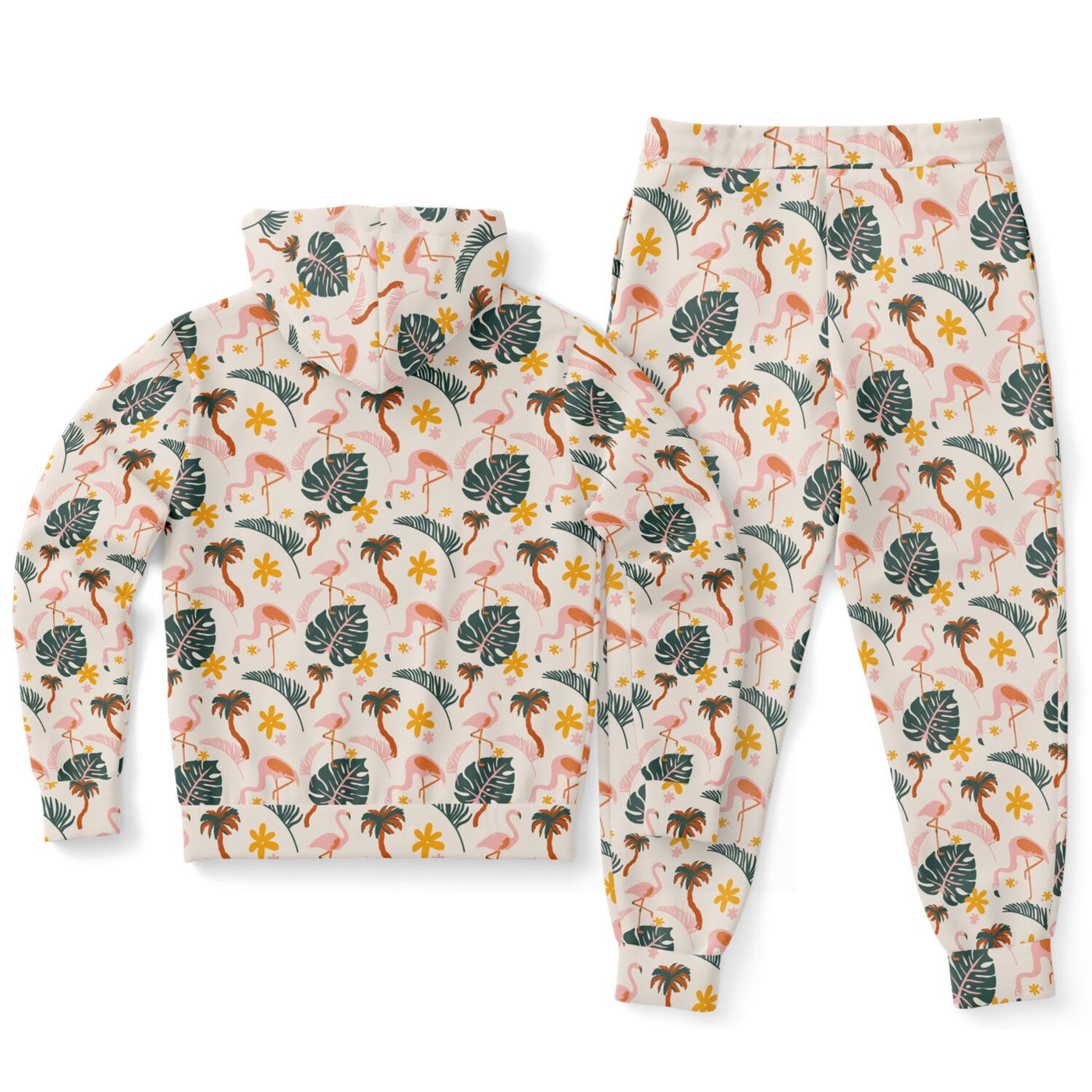 Flamingo Wild Floral Hoodie & Jogger Set™ Subliminator