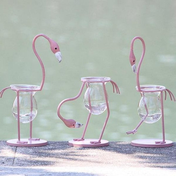 Flamingo Glass Vases The Popular Flamingo