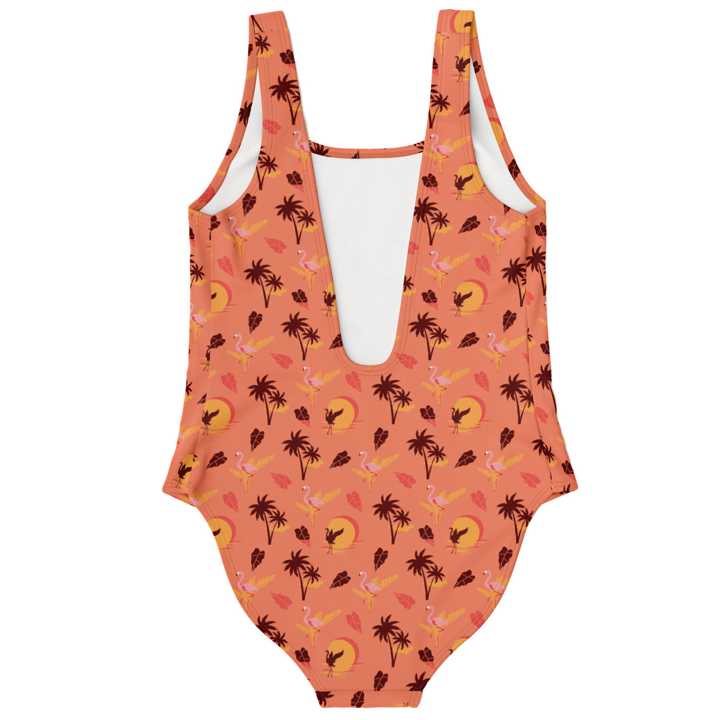 Flamingo Tropical Sunset Swimsuit
