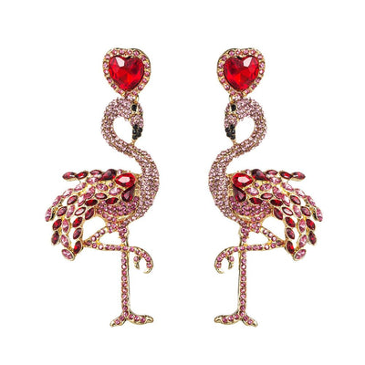 Multicolor Flamingo Earrings The Popular Flamingo